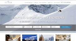 Desktop Screenshot of latitude38vacationrentals.com